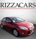 ford focus 2012 red sedan se flex fuel 4 cylinders front wheel drive automatic with overdrive 60546