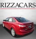 ford focus 2012 red sedan se flex fuel 4 cylinders front wheel drive automatic with overdrive 60546