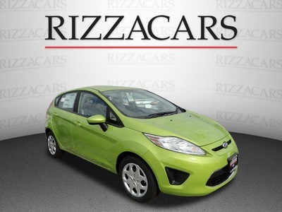 ford fiesta 2012 lt  green hatchback se gasoline 4 cylinders front wheel drive automatic with overdrive 60546