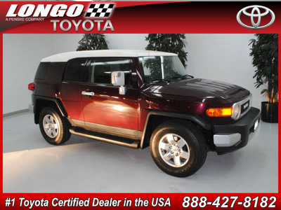 toyota fj cruiser 2007 dk  red suv gasoline 6 cylinders rear wheel drive automatic 91731