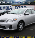 toyota corolla 2011 silver sedan le gasoline 4 cylinders front wheel drive automatic 98632