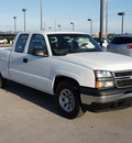 chevrolet silverado 1500 classic 2007 white pickup truck 6 cylinders rear wheel drive automatic 76087