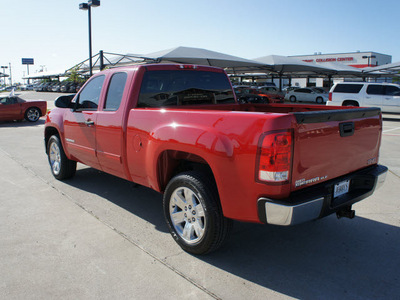 gmc sierra 1500 2009 red pickup truck sle gasoline 8 cylinders 2 wheel drive automatic 76087