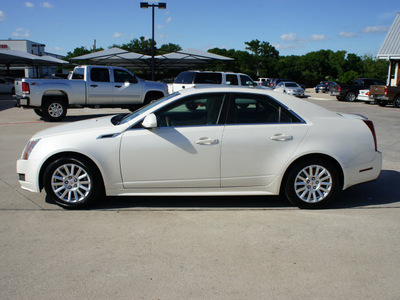 cadillac cts 2012 white sedan gasoline 6 cylinders rear wheel drive automatic 76087