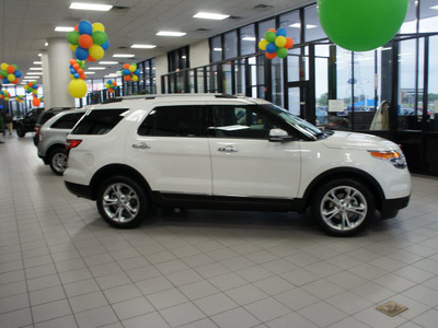 ford explorer 2013 white suv limited flex fuel 6 cylinders 2 wheel drive automatic 76108
