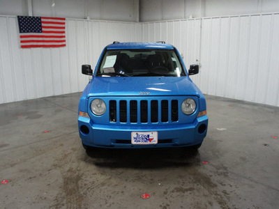 jeep patriot 2008 lt  blue suv sport gasoline 4 cylinders 2 wheel drive automatic 76108
