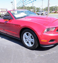 ford mustang 2012 red v6 gasoline 6 cylinders rear wheel drive automatic 32401