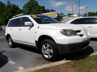 mitsubishi outlander 2004 white suv xls gasoline 4 cylinders front wheel drive automatic 32401