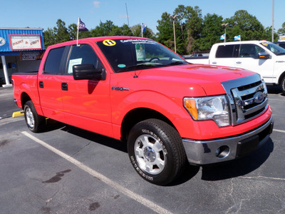 ford f 150 2011 red xlt flex fuel 8 cylinders 2 wheel drive automatic with overdrive 32401