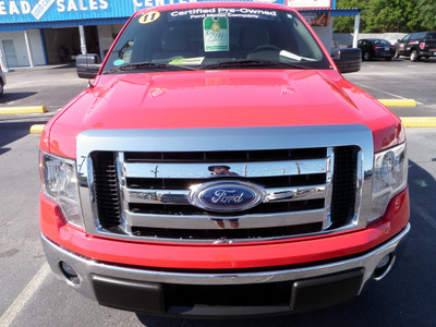 ford f 150 2011 red xlt flex fuel 8 cylinders 2 wheel drive automatic with overdrive 32401