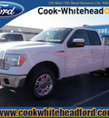 ford f 150 2011 white lariat flex fuel 8 cylinders 2 wheel drive automatic with overdrive 32401