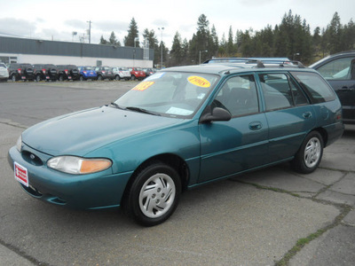 ford escort 1998 green wagon se gasoline 4 cylinders front wheel drive automatic 99208