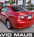 toyota corolla 2011 red sedan le gasoline 4 cylinders front wheel drive automatic 32771
