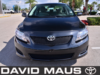 toyota corolla 2009 black sedan le gasoline 4 cylinders front wheel drive automatic 32771