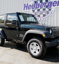 jeep wrangler 2012 black forest green suv sport gasoline 6 cylinders 4 wheel drive automatic 80905
