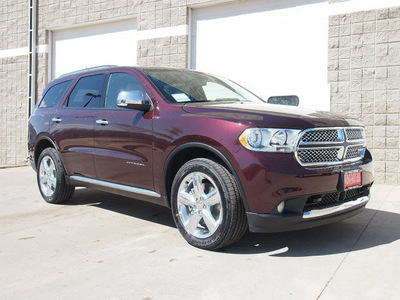 dodge durango 2012 red suv citadel gasoline 8 cylinders all whee drive automatic 80301
