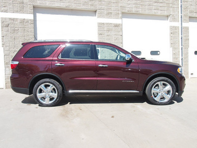 dodge durango 2012 red suv citadel gasoline 8 cylinders all whee drive automatic 80301