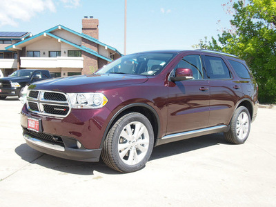 dodge durango 2012 red suv crew gasoline 8 cylinders all whee drive automatic 80301