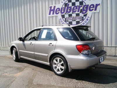 subaru impreza 2005 platinum silver wagon outback sport special edition gasoline 4 cylinders all whee drive 5 speed manual 80905