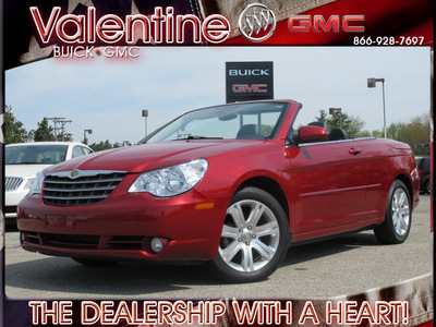 chrysler sebring 2010 dk  red touring flex fuel 6 cylinders front wheel drive 4 speed automatic 45324