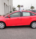 ford focus 2012 red sedan se flex fuel 4 cylinders front wheel drive automatic 32401