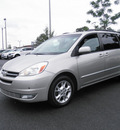 toyota sienna 2004 silver van xle 7 passenger gasoline 6 cylinders front wheel drive automatic 34788