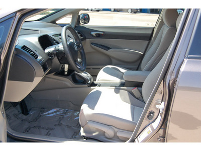 honda civic 2011 gray sedan lx gasoline 4 cylinders front wheel drive automatic 77065