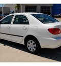toyota corolla 2007 white sedan ce gasoline 4 cylinders front wheel drive automatic with overdrive 77065