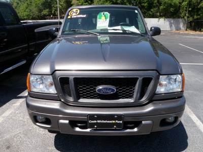 ford ranger 2004 dk  gray pickup truck edge gasoline 6 cylinders 4 wheel drive 5 speed manual 32401