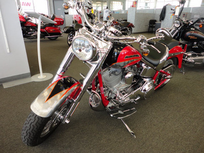 harley davidson flstfse2 2005 red 2 cylinders 6 speed 45342