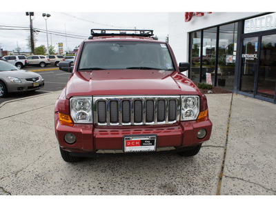 jeep commander 2006 inferno red suv limited nav dvd flex fuel 8 cylinders 4 wheel drive automatic 07724