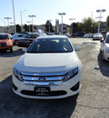 ford fusion 2011 white sedan se gasoline 4 cylinders front wheel drive automatic with overdrive 60546