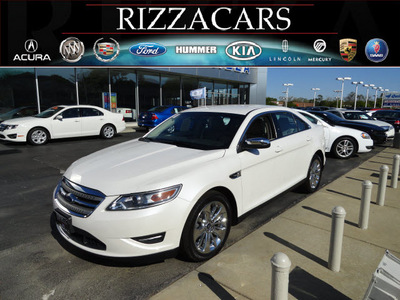 ford taurus 2011 white sedan limited gasoline 6 cylinders front wheel drive automatic with overdrive 60546