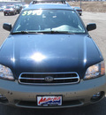 subaru outback 2000 dk  blue wagon gasoline 4 cylinders all whee drive automatic 55811