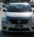 nissan versa 2012 gray sedan gasoline 4 cylinders front wheel drive automatic 33884