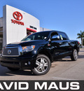 toyota tundra 2012 black limited gasoline 8 cylinders 2 wheel drive automatic 32771