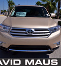 toyota highlander 2012 gold suv gasoline 4 cylinders front wheel drive automatic 32771