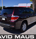 toyota highlander 2012 dark red suv gasoline 4 cylinders front wheel drive automatic 32771