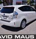 toyota prius 2012 white wagon v hybrid 4 cylinders front wheel drive automatic 32771