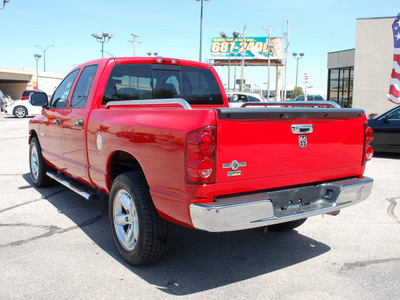 dodge ram pickup 1500 2008 flame red pickup truck lone star gasoline 8 cylinders rear wheel drive automatic with overdrive 67210