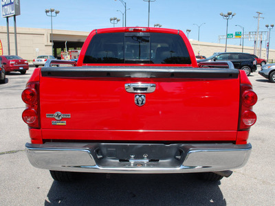 dodge ram pickup 1500 2008 flame red pickup truck lone star gasoline 8 cylinders rear wheel drive automatic with overdrive 67210