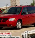 dodge grand caravan 2007 red van sxt gasoline 6 cylinders front wheel drive automatic 62034