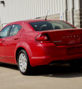 dodge avenger 2011 red sedan gasoline 4 cylinders front wheel drive automatic 62034