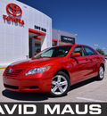 toyota camry 2009 red sedan le gasoline 4 cylinders front wheel drive automatic 32771