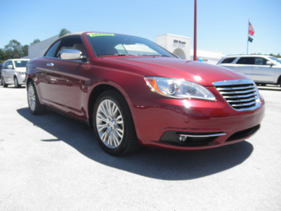 chrysler 200 convertible 2012 cherry red limited flex fuel 6 cylinders front wheel drive automatic 34731