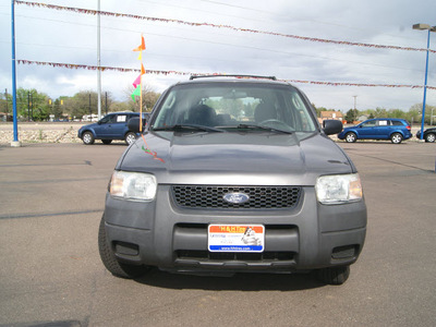 ford escape 2004 dark shadow gre suv xls value gasoline 6 cylinders front wheel drive automatic 80911