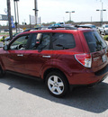 subaru forester 2010 red suv 2 5x limited gasoline 4 cylinders all whee drive automatic 91010