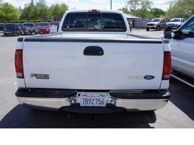 ford f 350 super duty 2000 white lariat diesel v8 4 wheel drive 4 speed with overdrive 95678