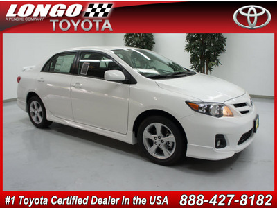 toyota corolla 2012 white sedan s gasoline 4 cylinders front wheel drive automatic 91731