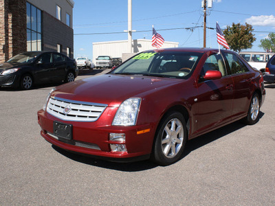 cadillac sts 2006 red sedan v8 gasoline 8 cylinders automatic 80229